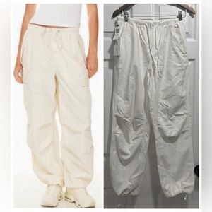 NWT Aritzia TNA New Cache Cargo Pants Gd Birch Utility Parachute Size Small